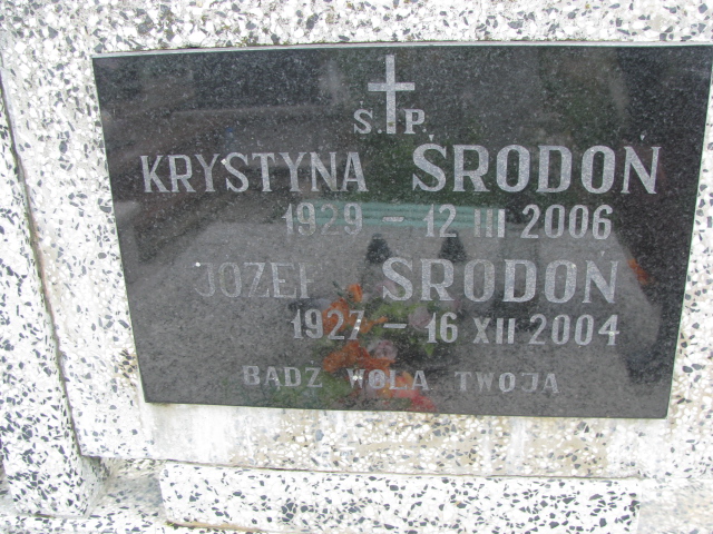 Józef Środoń 1926 Białystok św. Rocha - Grobonet - Wyszukiwarka osób pochowanych