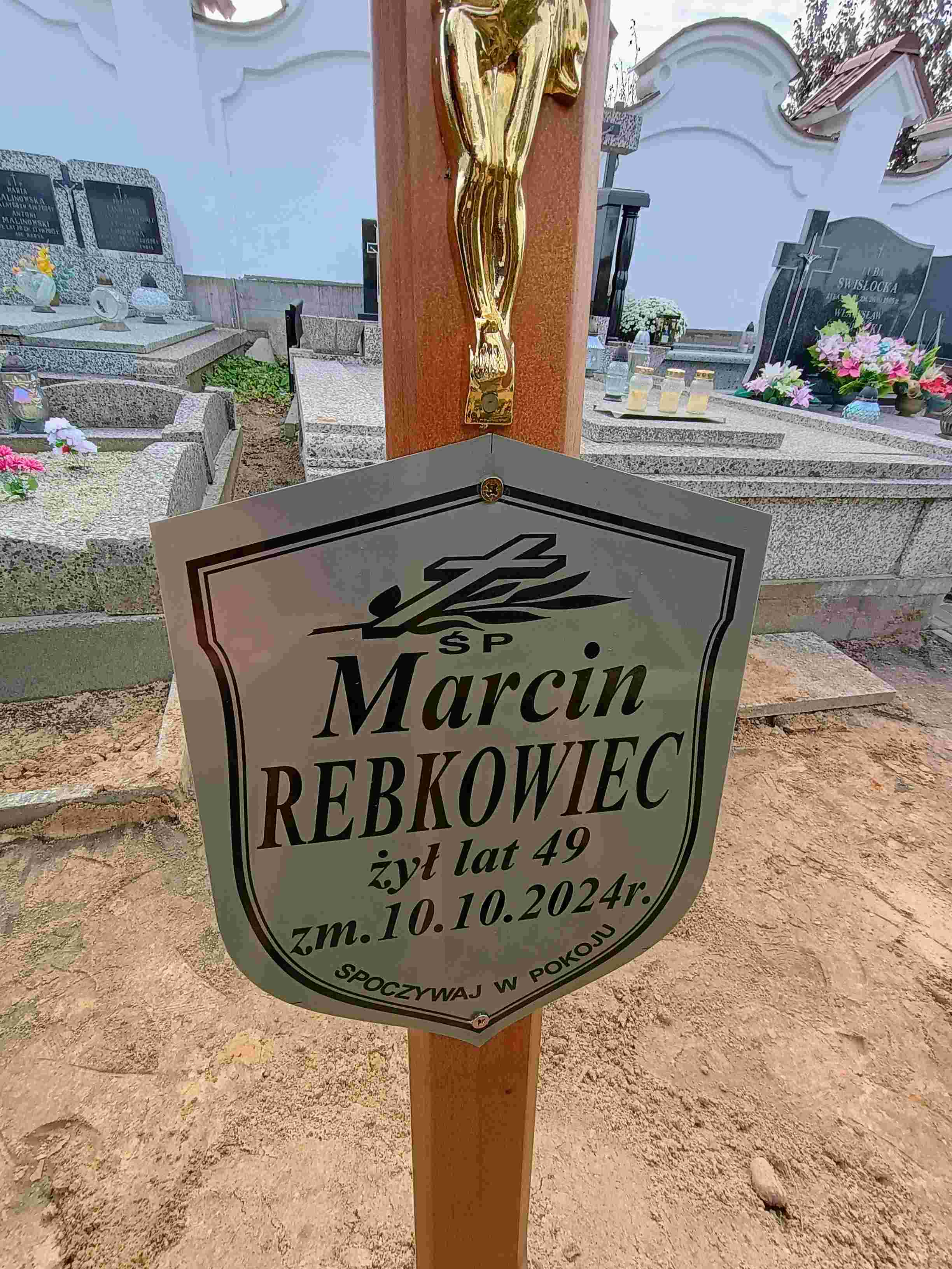 Marcin Rebkowiec 1975 Białystok św. Rocha - Grobonet - Wyszukiwarka osób pochowanych