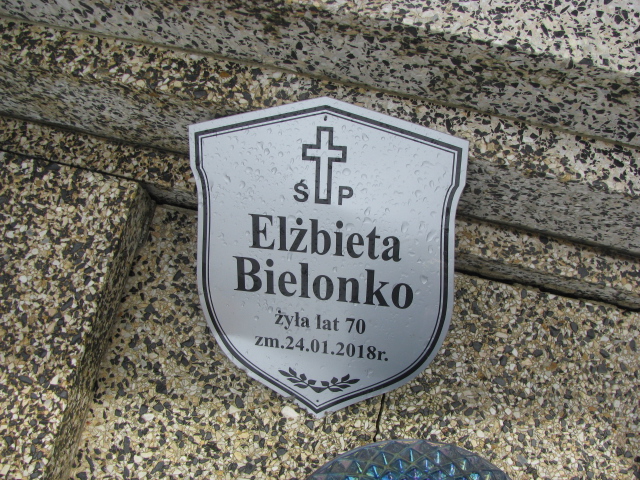 Elżbieta Bielonko 1947 Białystok św. Rocha - Grobonet - Wyszukiwarka osób pochowanych