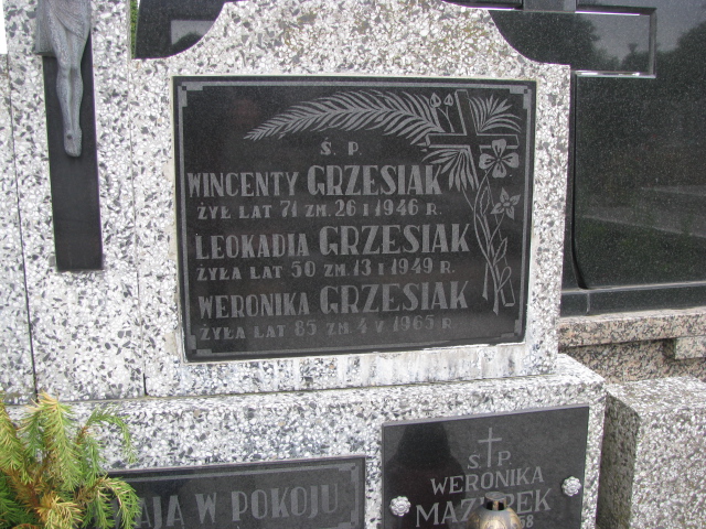 Józefa Grzesiak Białystok św. Rocha - Grobonet - Wyszukiwarka osób pochowanych