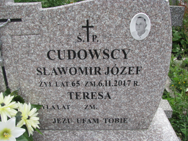 Sławomir Józef Cudowski 1952 Białystok św. Rocha - Grobonet - Wyszukiwarka osób pochowanych