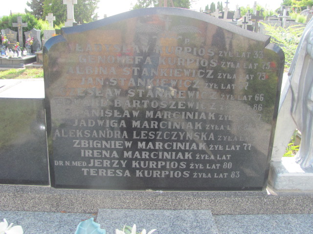 Teresa Kurpios 1931 Białystok św. Rocha - Grobonet - Wyszukiwarka osób pochowanych