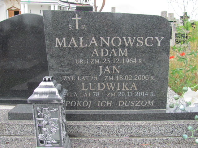 Adam Małanowski 1964 Białystok św. Rocha - Grobonet - Wyszukiwarka osób pochowanych