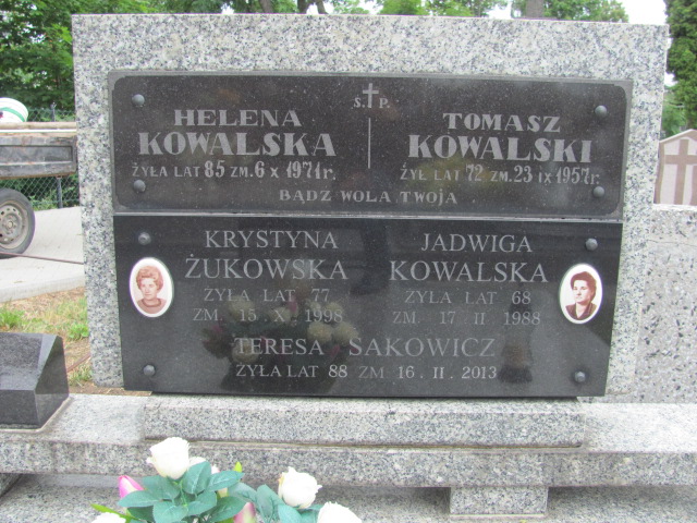 Krystyna Żukowska Białystok św. Rocha - Grobonet - Wyszukiwarka osób pochowanych