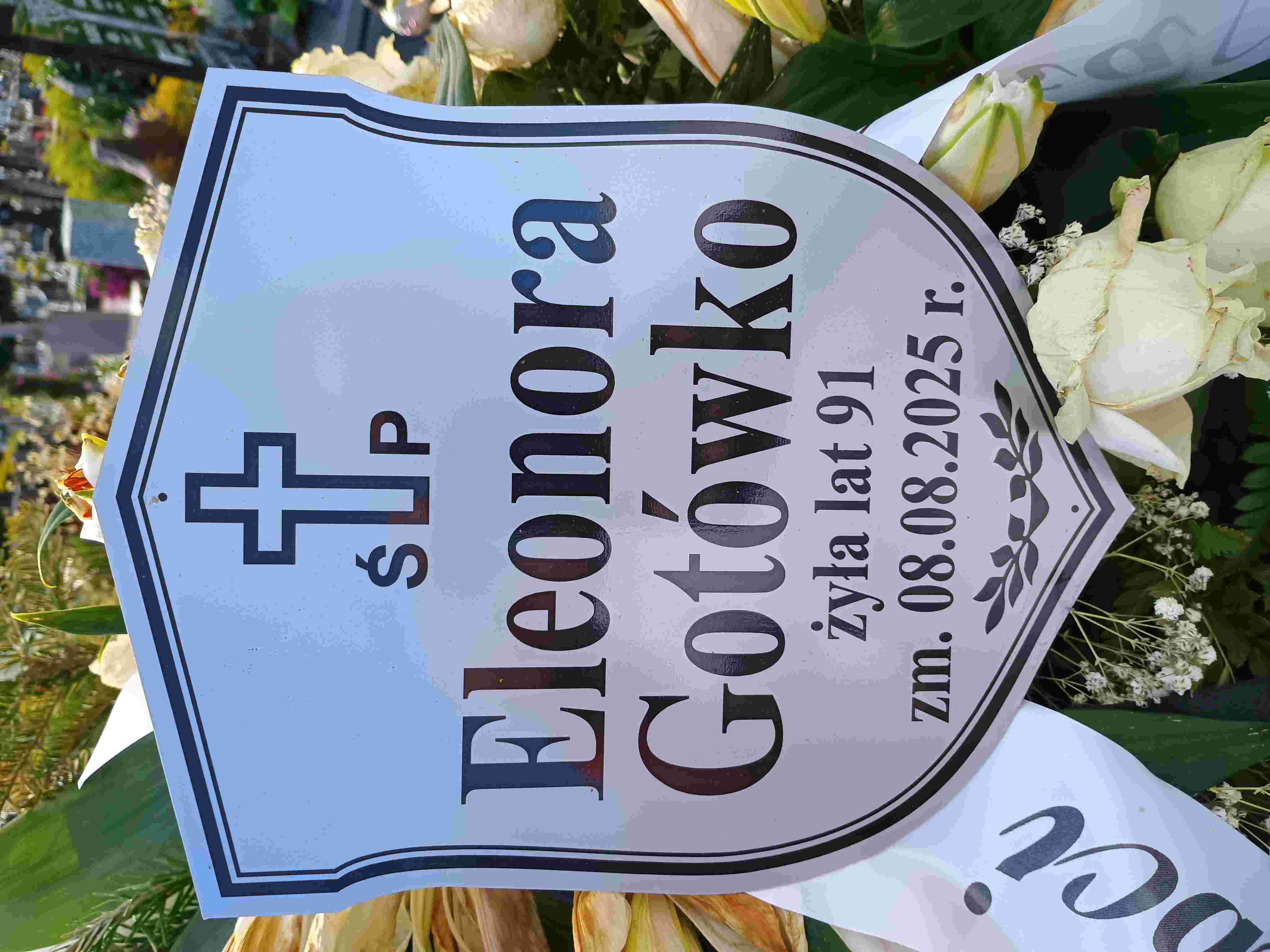 Grób Eleonora Gotówko