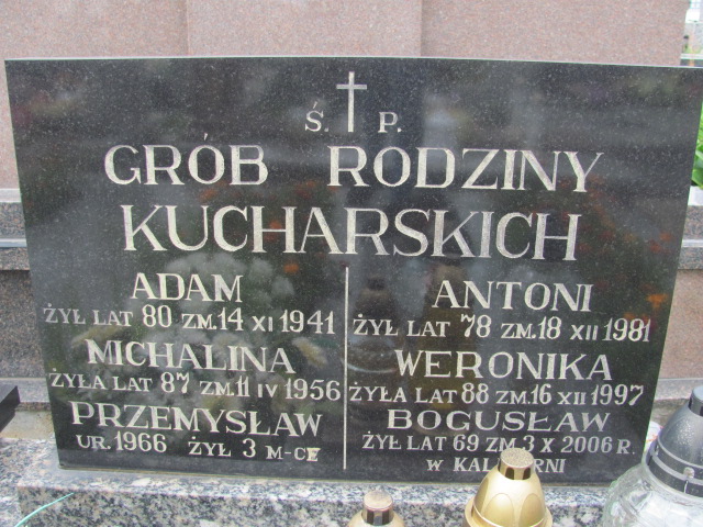 Weronika Kucharska Białystok św. Rocha - Grobonet - Wyszukiwarka osób pochowanych