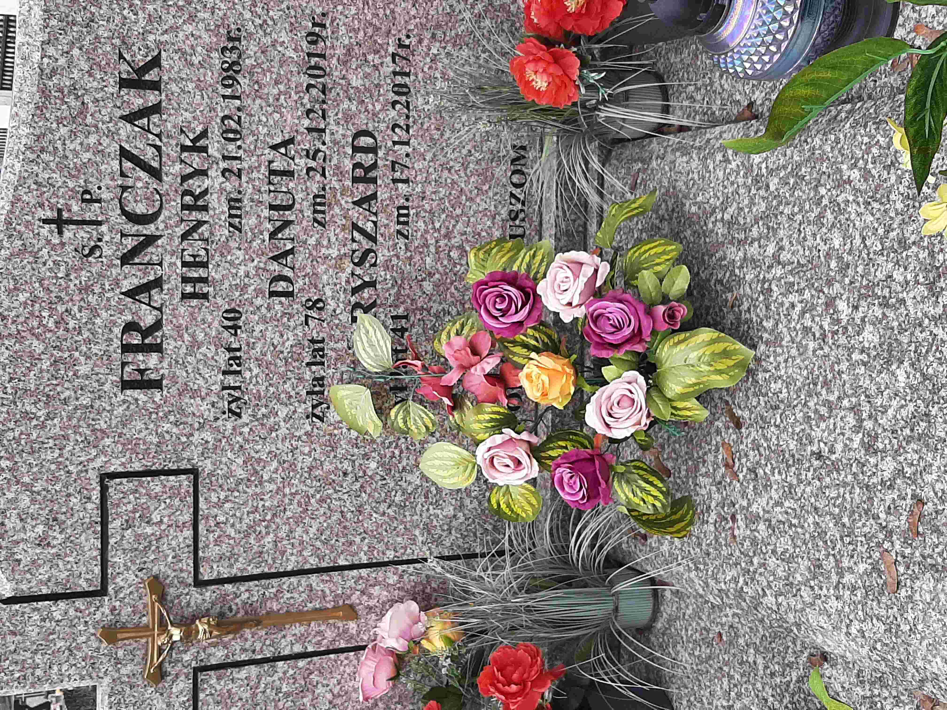 Ryszard Franczak 1976 Białystok św. Rocha - Grobonet - Wyszukiwarka osób pochowanych