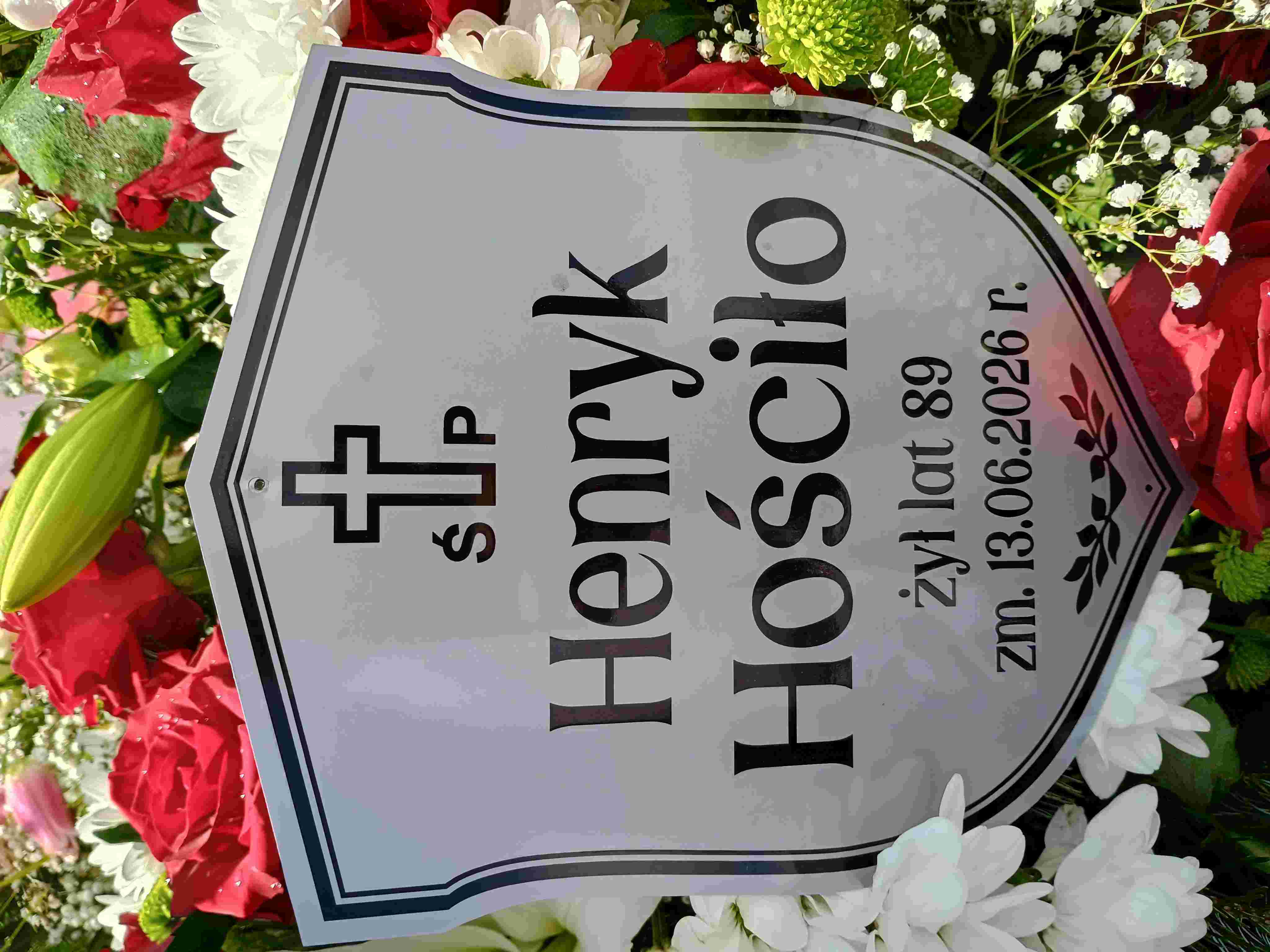 Grób Henryk Hościło