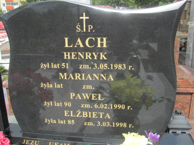 Paweł Lach Białystok św. Rocha - Grobonet - Wyszukiwarka osób pochowanych