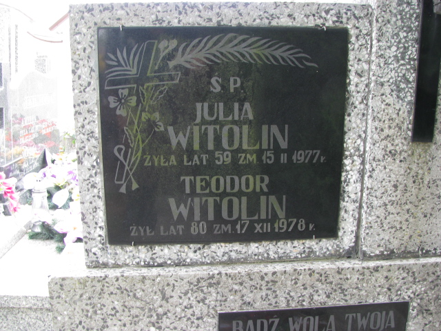 Teodor Witolin Białystok św. Rocha - Grobonet - Wyszukiwarka osób pochowanych