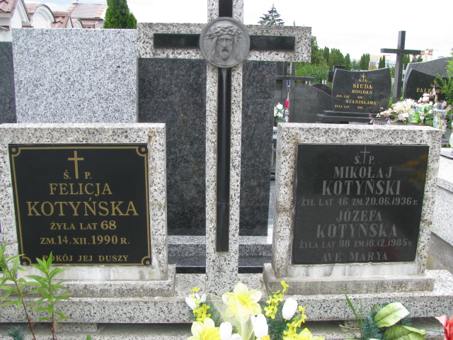 Józefa Kotyńska Białystok św. Rocha - Grobonet - Wyszukiwarka osób pochowanych