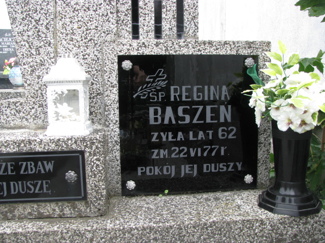 Regina Baszeń Białystok św. Rocha - Grobonet - Wyszukiwarka osób pochowanych