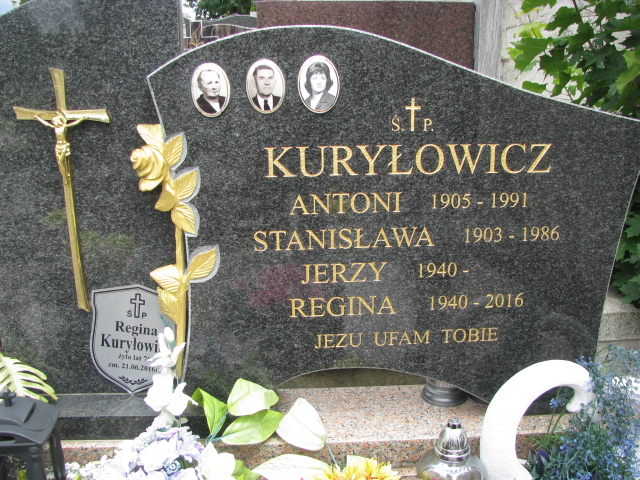 Jerzy Kuryłowicz 1940 Białystok św. Rocha - Grobonet - Wyszukiwarka osób pochowanych