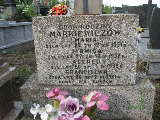 Maria Markiewicz Białystok św. Rocha - Grobonet - Wyszukiwarka osób pochowanych