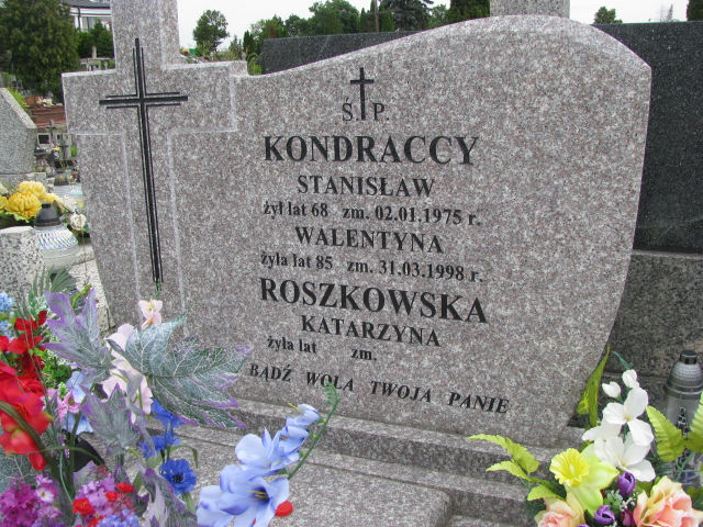 Stanisław Kondracki Białystok św. Rocha - Grobonet - Wyszukiwarka osób pochowanych