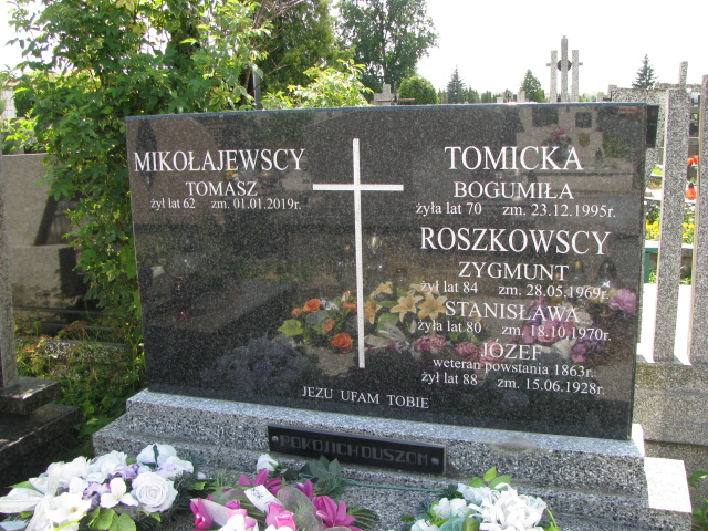 Bogumiła Tomicka  Białystok św. Rocha - Grobonet - Wyszukiwarka osób pochowanych