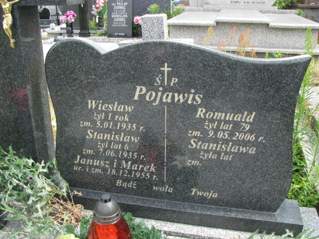 Marek Pojawis 1955 Białystok św. Rocha - Grobonet - Wyszukiwarka osób pochowanych