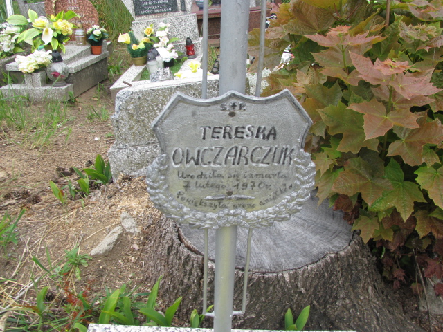 Teresa Owczarczuk 1970 Białystok św. Rocha - Grobonet - Wyszukiwarka osób pochowanych