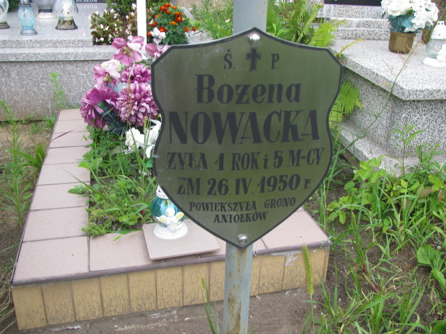 Bożena Nowacka Białystok św. Rocha - Grobonet - Wyszukiwarka osób pochowanych