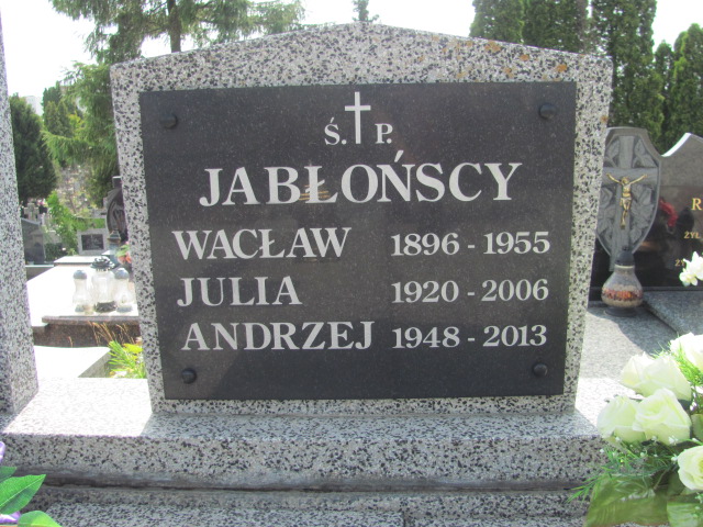 Andrzej Jabłoński 1948 Białystok św. Rocha - Grobonet - Wyszukiwarka osób pochowanych