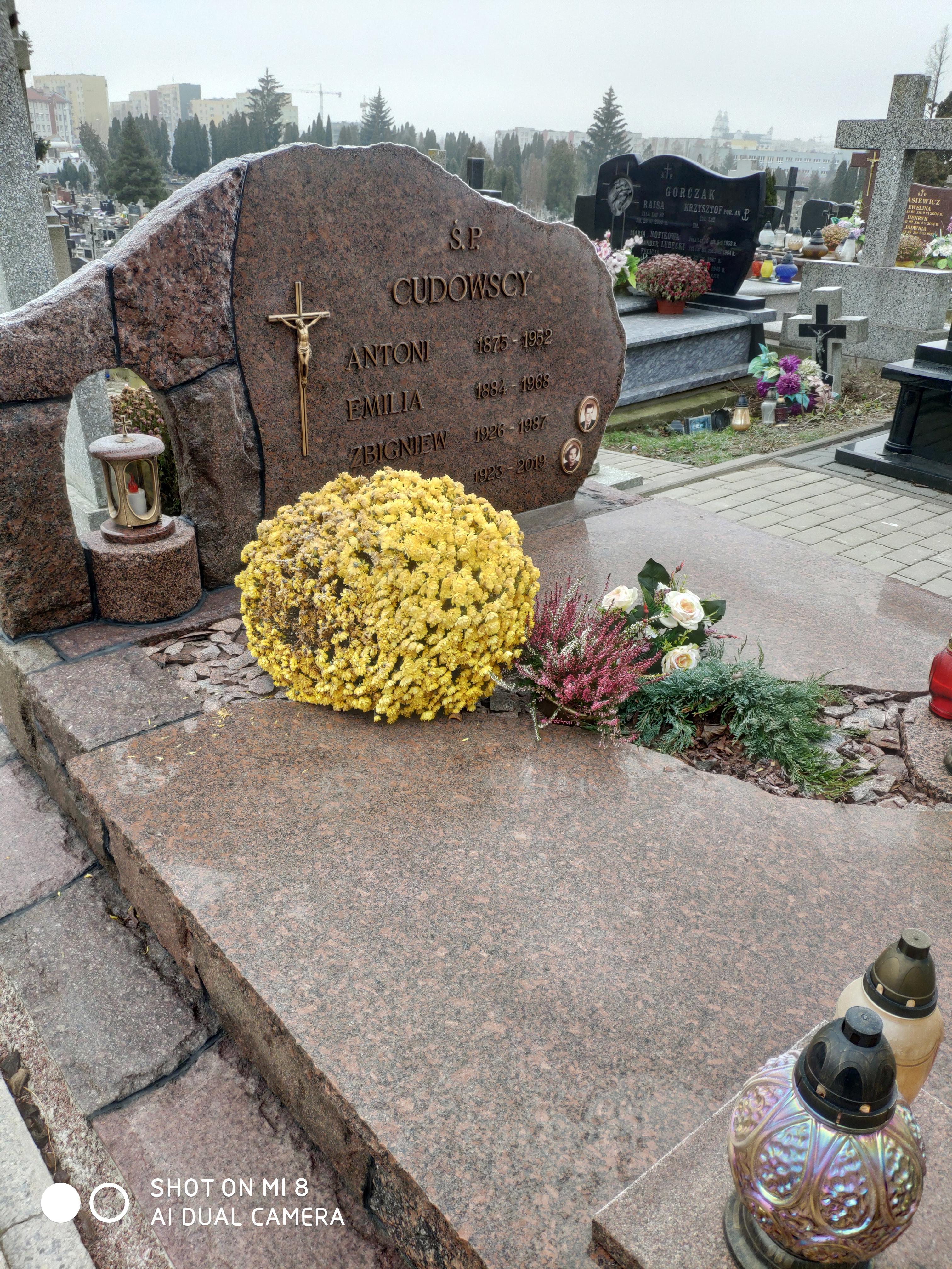 Grób Halina Cudowska