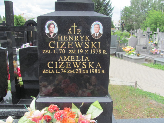 Amelia Ciżewska Białystok św. Rocha - Grobonet - Wyszukiwarka osób pochowanych