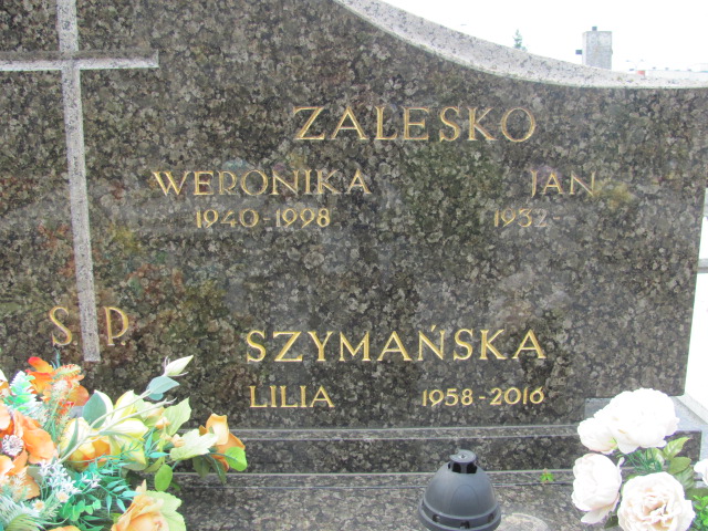 Weronika Zalesko 1939 Białystok św. Rocha - Grobonet - Wyszukiwarka osób pochowanych