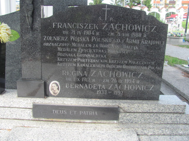 Regina Zachowicz 1912 Białystok św. Rocha - Grobonet - Wyszukiwarka osób pochowanych