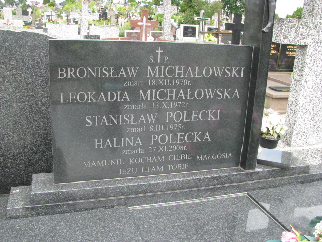 Bronisław Michałowski Białystok św. Rocha - Grobonet - Wyszukiwarka osób pochowanych