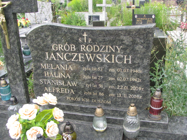 Stanisław Janczewski 1918 Białystok św. Rocha - Grobonet - Wyszukiwarka osób pochowanych
