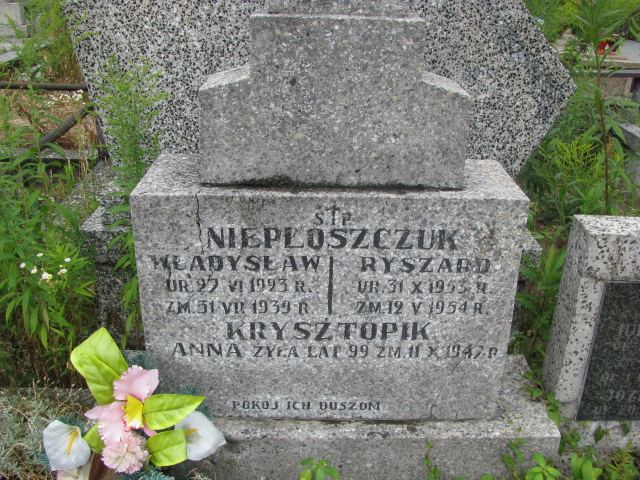 Józefa Krysztopik 1899 Białystok św. Rocha - Grobonet - Wyszukiwarka osób pochowanych