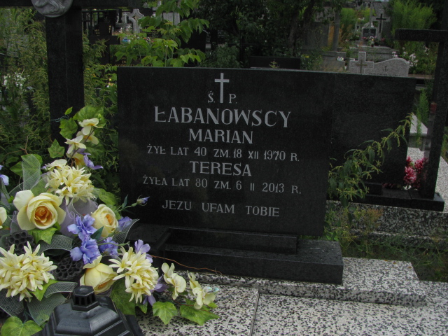 Marian Łabanowski Białystok św. Rocha - Grobonet - Wyszukiwarka osób pochowanych