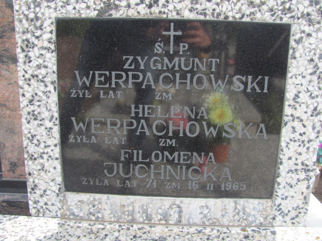 Zygmunt Werpachowski 1930 Białystok św. Rocha - Grobonet - Wyszukiwarka osób pochowanych