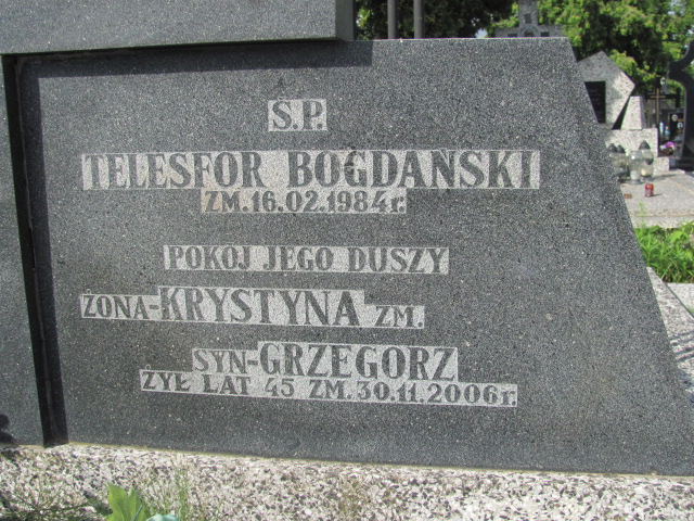 Krystyna Bogdańska 1928 Białystok św. Rocha - Grobonet - Wyszukiwarka osób pochowanych