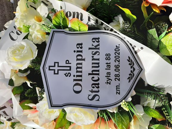 Grób Olimpia Stachurska