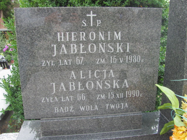 Hieronim Jabłoński Białystok św. Rocha - Grobonet - Wyszukiwarka osób pochowanych