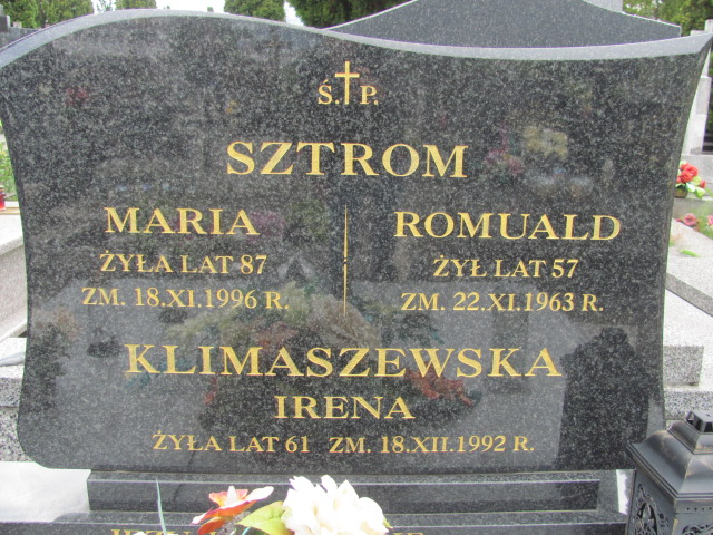 Irena Klimaszewska  Białystok św. Rocha - Grobonet - Wyszukiwarka osób pochowanych