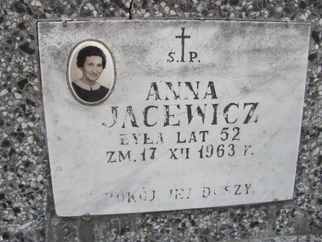 Anna Jacewicz Białystok św. Rocha - Grobonet - Wyszukiwarka osób pochowanych