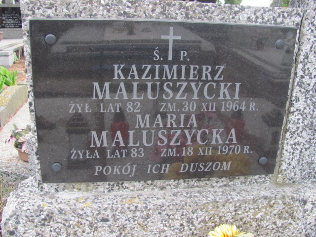 Maria Maluszycka Białystok św. Rocha - Grobonet - Wyszukiwarka osób pochowanych