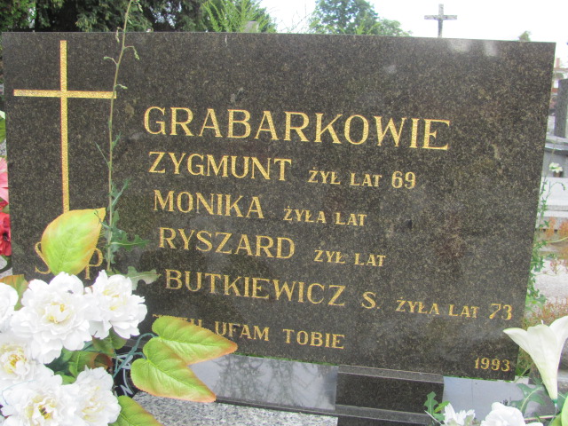 Monika Grabarek 1922 Białystok św. Rocha - Grobonet - Wyszukiwarka osób pochowanych