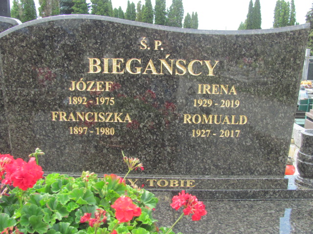 Romuald Biegański 1927 Białystok św. Rocha - Grobonet - Wyszukiwarka osób pochowanych