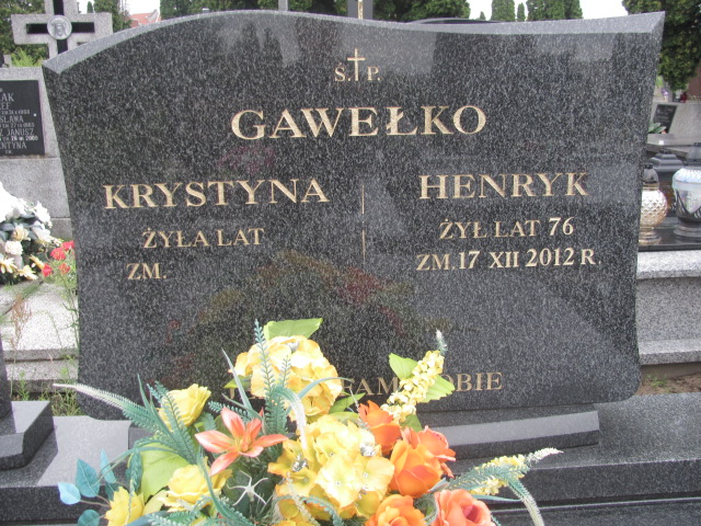 Henryk Gawełko 2012 Białystok św. Rocha - Grobonet - Wyszukiwarka osób pochowanych