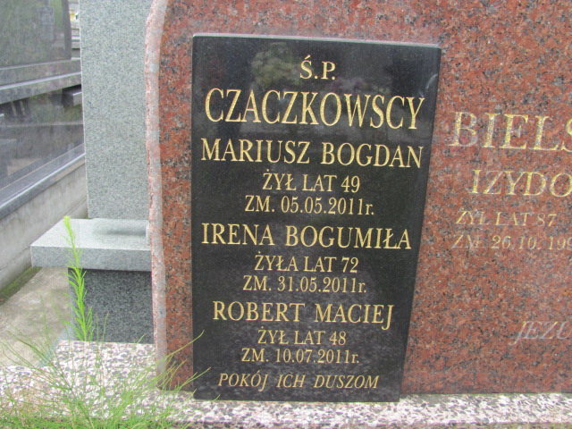 Genowefa Bielska Białystok św. Rocha - Grobonet - Wyszukiwarka osób pochowanych