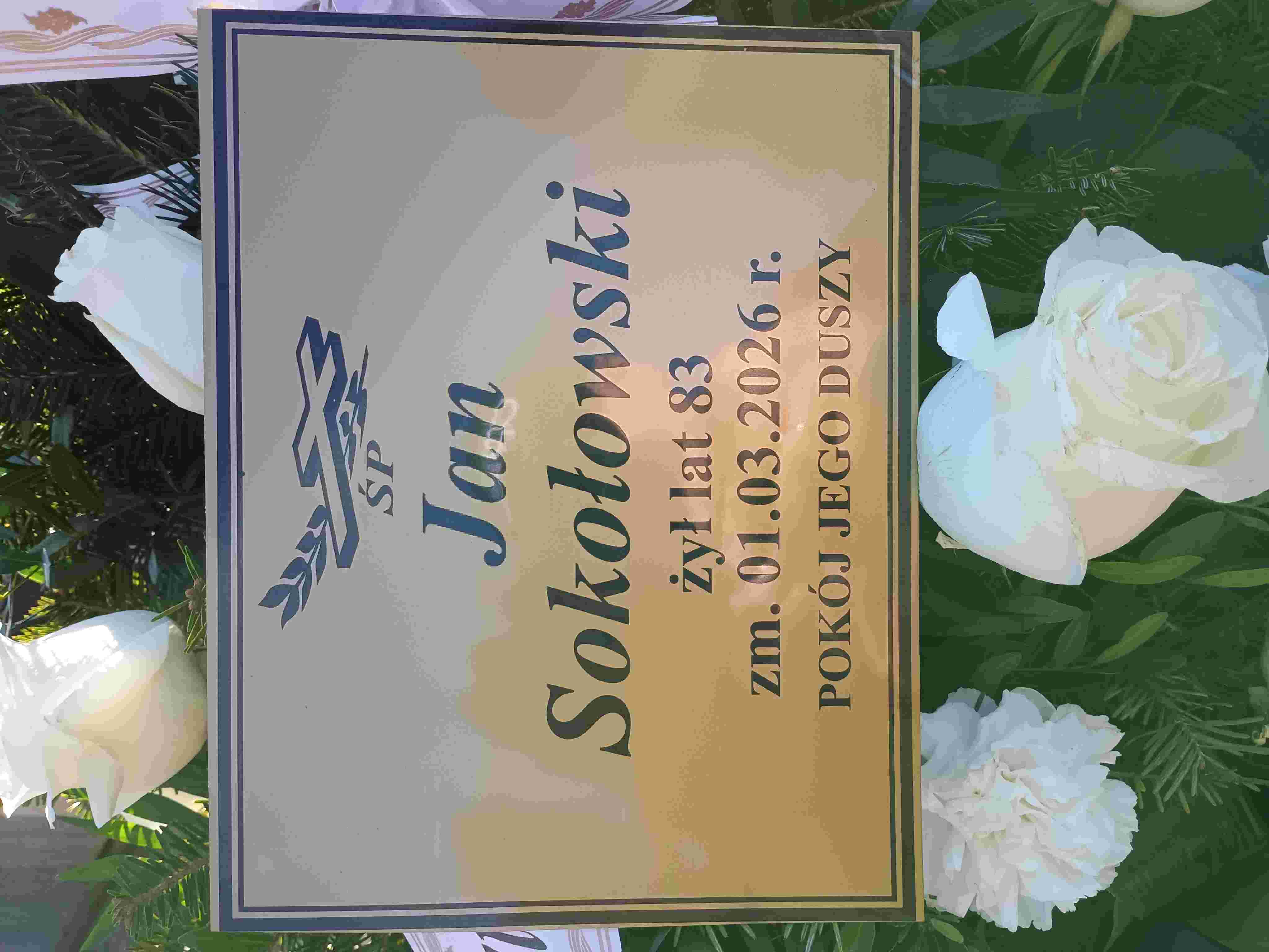 Grób Jan Sokołowski