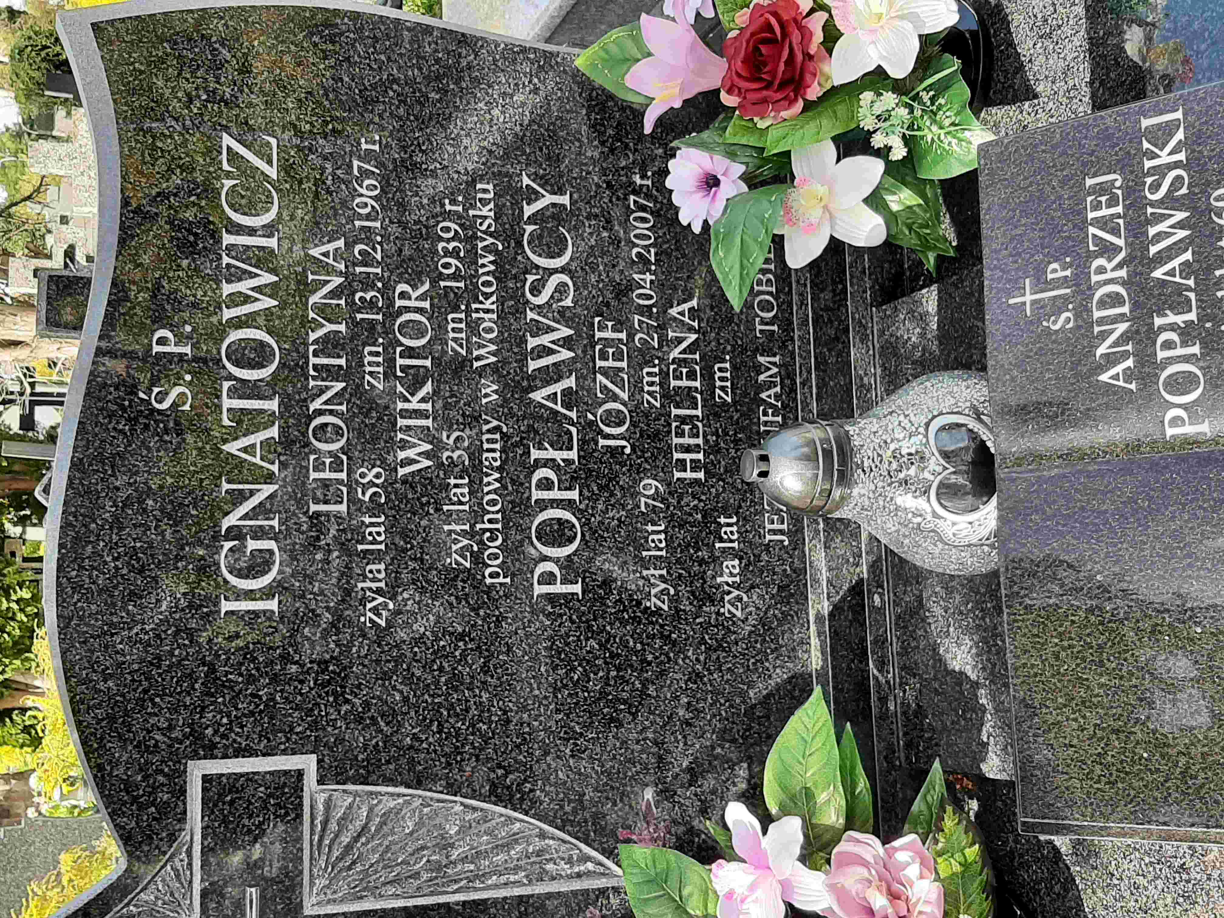 Wiktor Ignatowicz Białystok św. Rocha - Grobonet - Wyszukiwarka osób pochowanych