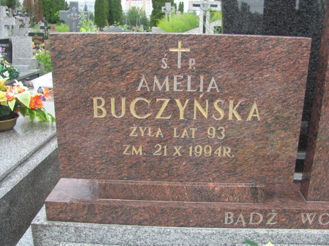 Amelia Buczyńska  Białystok św. Rocha - Grobonet - Wyszukiwarka osób pochowanych