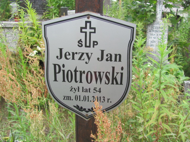 Jerzy Jan Piotrowski 1958 Białystok św. Rocha - Grobonet - Wyszukiwarka osób pochowanych