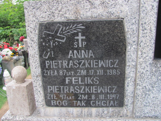 Anna Pietraszkiewicz Białystok św. Rocha - Grobonet - Wyszukiwarka osób pochowanych