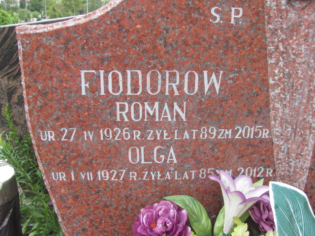 Piotr Fiodorow Białystok św. Rocha - Grobonet - Wyszukiwarka osób pochowanych