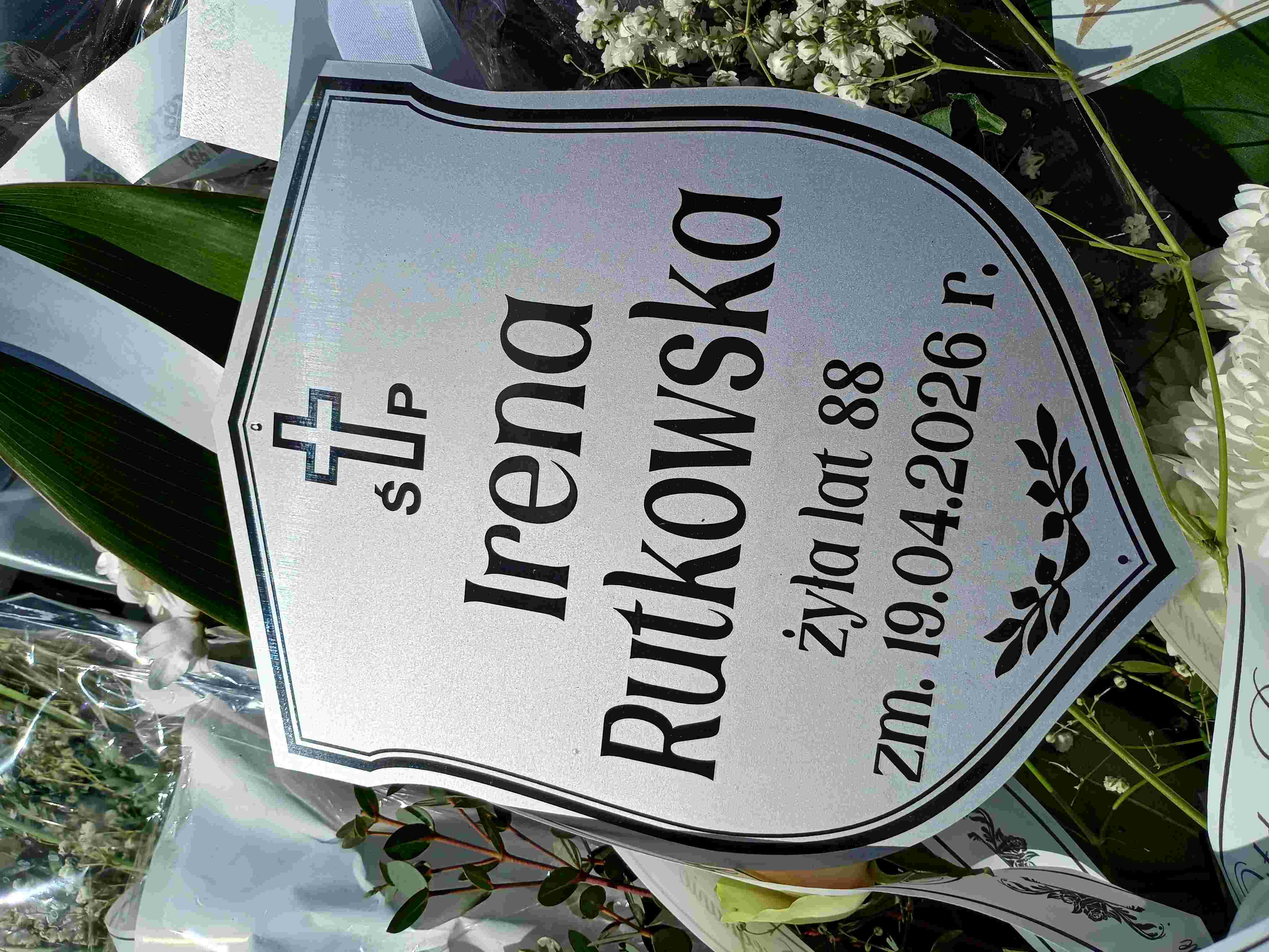 Grób Irena Rutkowska